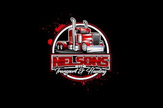 create graceful and fantastic hauling logo design