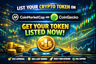 list your crypto token on coinmarketcap and coingecko