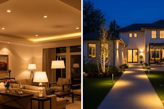 residential lighting design interior and exterior