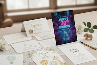 custom invitations for any event