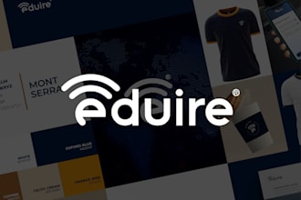 create a complete brand identity system with logo for your business