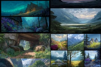 create environment concept art