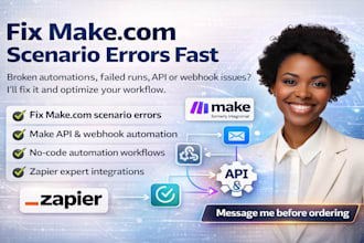 fix make com made com automation zapier automation make com scenario