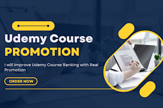 promote your udemy course for real enrollments and ratings
