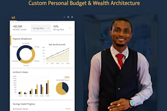 build you a custom automated personal wealth and expense tracker in excel