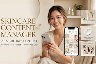 create instagram content for beauty and skincare brands