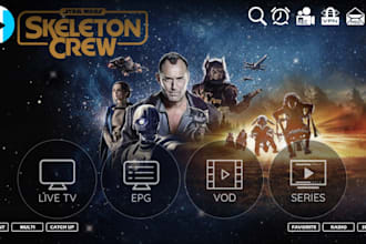 reskin android iptv app, tivimate, xciptv, ibo player ,next tv with admin panel