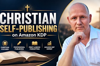 help you with your christian book on amazon KDP