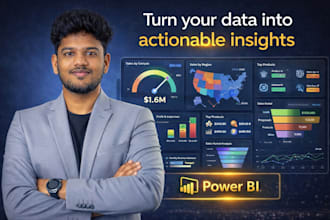 create interactive power bi dashboards and reports