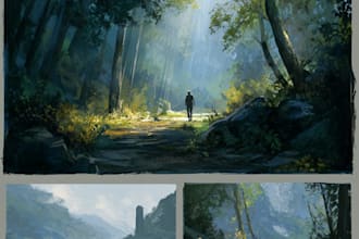 create breathtaking environmental concept art