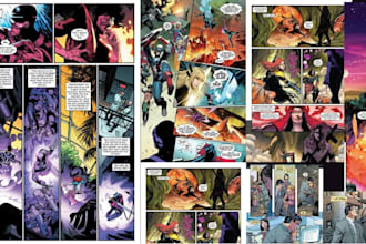 create comic strip illustration for your needs