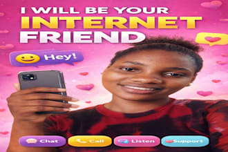 be your friendly internet friend for chat, support, and daily conversation