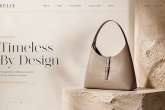 design bag shopify store backpack leather fashion bag website