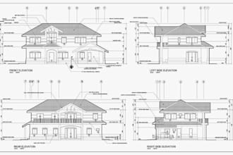 create city drawing for house plan, shed plan, 2d floor plan garage, site plan