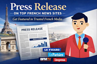 write and publish your press release on top french news websites