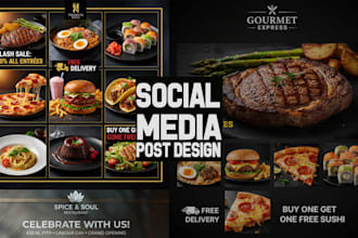 design social media posts facebook posts instagram posts ads