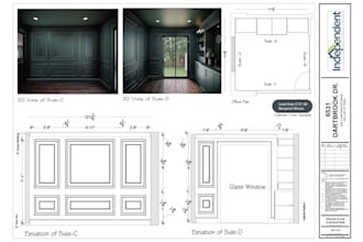 do cabinet shop drawings, 2d drafting, 3d visualization