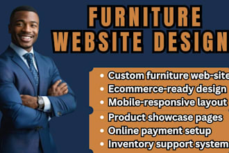 design furniture website, living room store site, home decor ecommerce