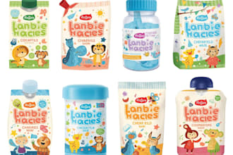 design fantastic and colorful baby, kids packaging and label