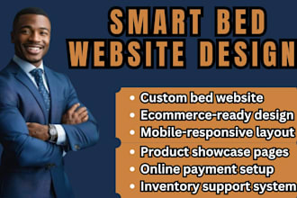 design adjustable bed website, smart bed store, bed ecommerce site