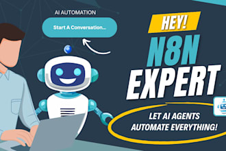create n8n workflows and ai agents and integrate hubspot CRM