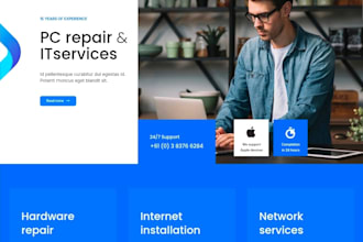 develop it service website design