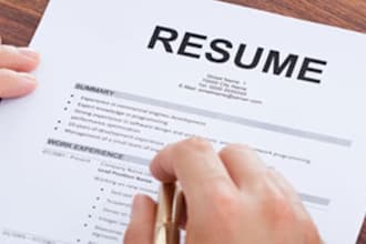 write resume and job letters
