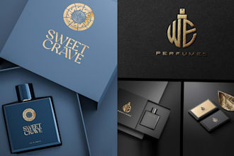 do perfume packaging, label design, 3d box mockup