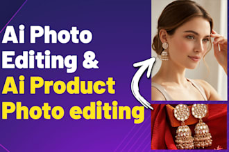 do ai photoshop editing, retouching, and product editing