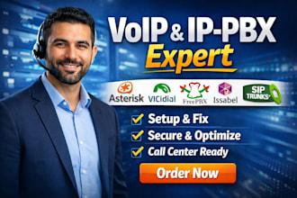 setup, fix asterisk, vicidial, freepbx, issabel voip sip trunk magnus billing