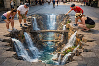 design 3d street art pavement illusions and anamorphic wall murals