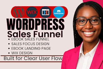 do wordpress ebook landing page, ebook sales funnel, ebook promotion sales page