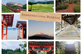 make reservations or bookings for you