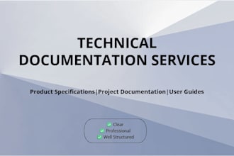 write clear and professional technical documentation
