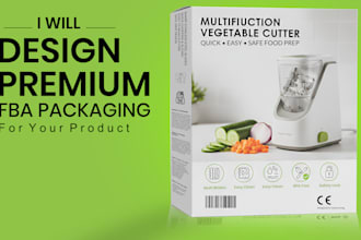 design amazon fba household product packaging and box design