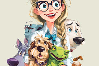do disney cartoon portrait