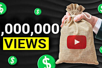 do organic youtube video promotion to any audience to gain 1 million views