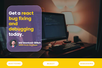 fix react js bugs and javascript errors tailwind CSS and UI specialist