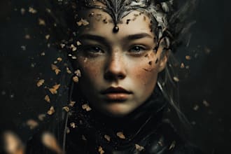 paint a realistic or fantasy portrait