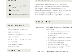 je crée un CV moderne qui recrute