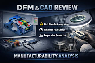 review your cad design for manufacturability and dfm issues product design