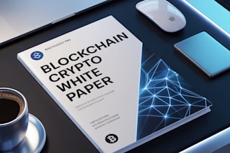 be your crypto x content creator write and design blockchain crypto white paper