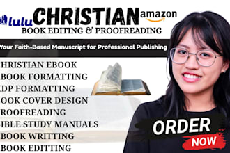 format design christian book proofreading christian novel ebook editing
