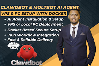 install clawdbot and moltbot ai agent on vps or PC
