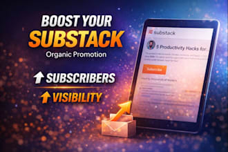 do organic substack promotion, substack newsletter, ghost, article promotion