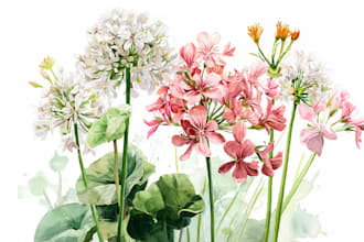 paint watercolor botanical illustration