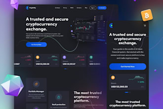 develop crypto exchange website, crypto investment website, p2p crypto wallet