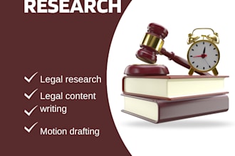 do legal research and draft legal documents