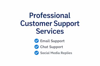 provide customer support services