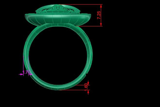 sculpt, model, design, resize 3d jewelry design ring pendant belt buckle